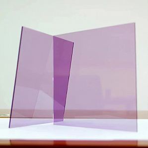 Violet Color Architectural Flat Glass